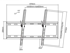 CABLETECH Nosač za TV Universal 37–70", crna